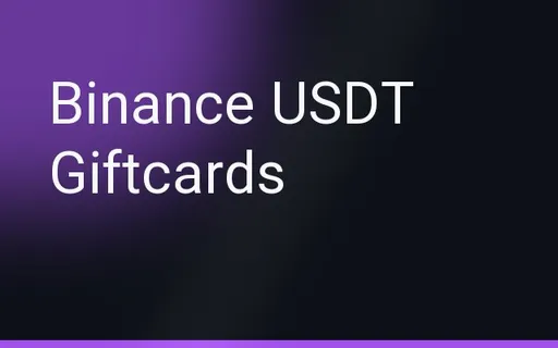 گیفت کارت binance usdt