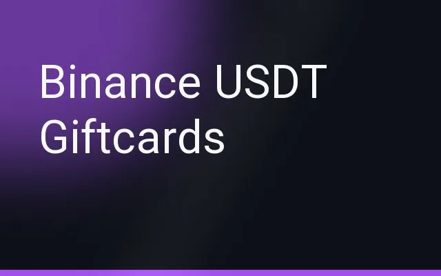 گیفت کارت binance usdt